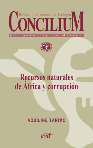 Portada del libro «Recursos naturales de África y corrupción. Concilium 358 (2014)», de Aquiline Tarimo