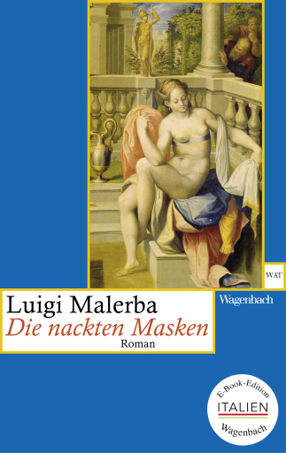 Portada del libro «Die nackten Masken», de Luigi Malerba