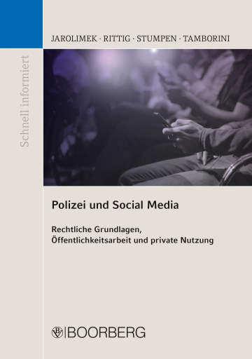 Portada del libro «Polizei und Social Media», de Stefan Jarolimek, Steffen Rittig