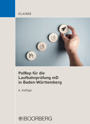 Portada del libro «PolRep für die Laufbahnprüfung mD in Baden-Württemberg», de Dennis Klaiber