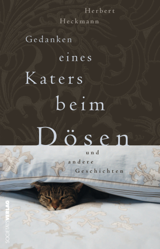 Portada del libro «Gedanken eines Katers beim Dösen», de Herbert Heckmann