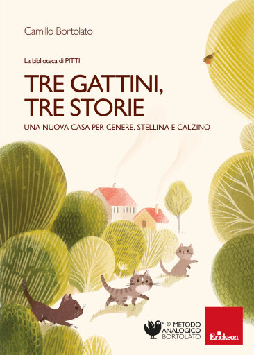 Portada del libro «Tre gattini, tre storie», de Camillo Bortolato
