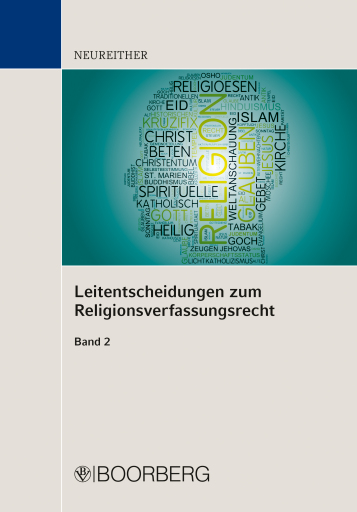 Portada del libro «Leitentscheidungen zum Religionsverfassungsrecht», de Georg Neureither