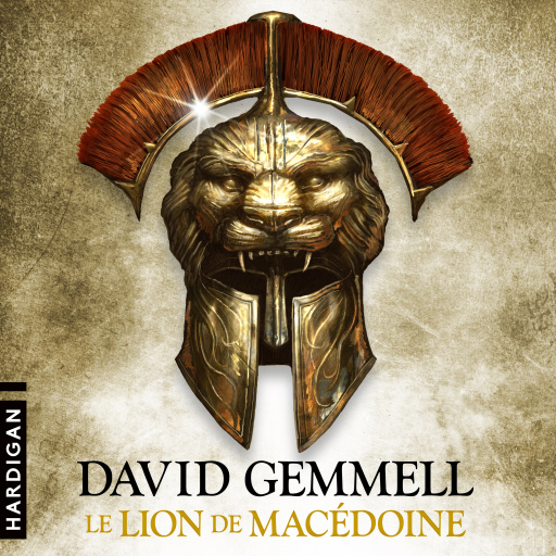 Portada del audiolibro «Le Lion de Macédoine», de David Gemmell