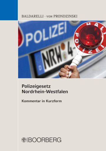 Portada del libro «Polizeigesetz Nordrhein-Westfalen»