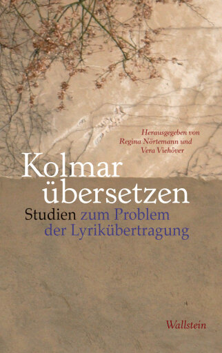 Portada del libro «Kolmar übersetzen»