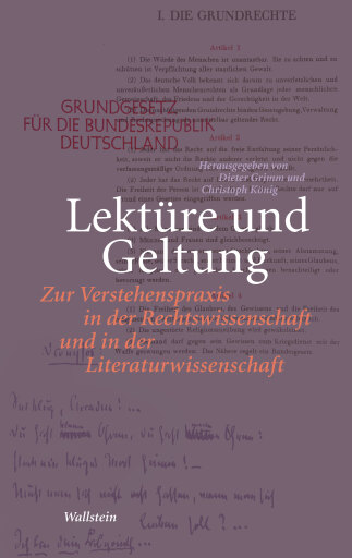 Lektüre und Geltung