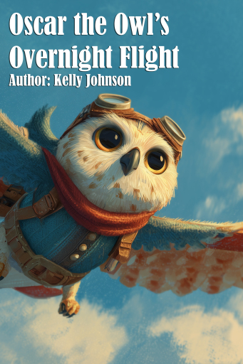 Portada del libro «Oscar the Owl's Overnight Flight», de Kelly Johnson