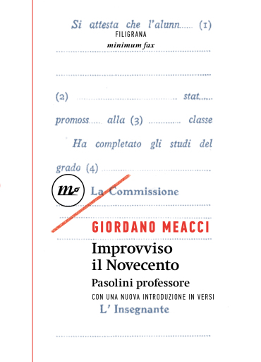 Portada del libro «Improvviso il Novecento», de Giordano Meacci