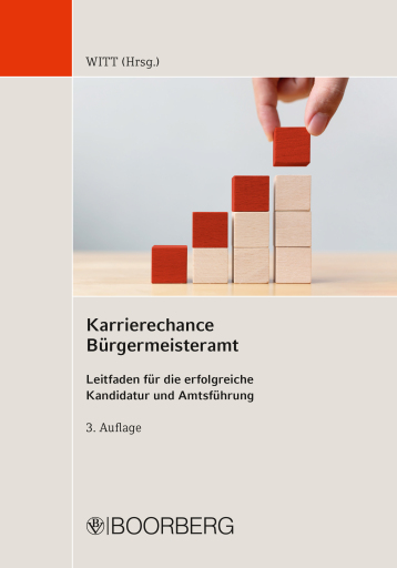 Portada del libro «Karrierechance Bürgermeisteramt»
