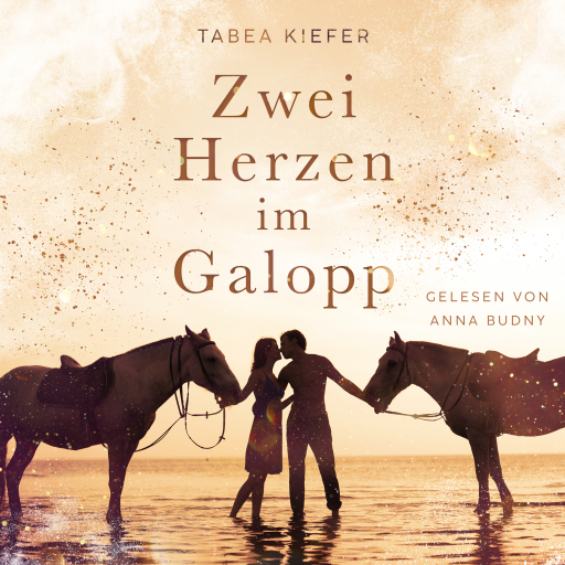 Portada del audiolibro «Zwei Herzen im Galopp», de Tabea Kiefer