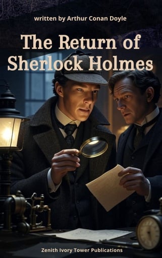 Portada del libro «The Return of Sherlock Holmes», de Arthur Conan Doyle