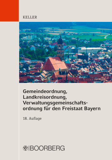 Portada del libro «Gemeindeordnung, Landkreisordnung, Verwaltungsgemeinschaftsordnung für den Freistaat Bayern», de Johann Keller
