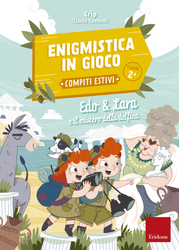 Portada del libro «Enigmistica in gioco - Compiti estivi - Classe seconda», de Claudio Ripamonti