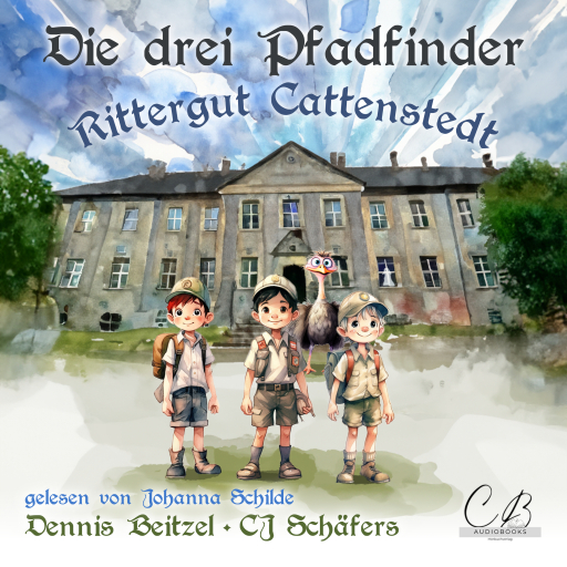 Portada del audiolibro «Die drei Pfadfinder», de Dennis Beitzel, CJ Schäfers