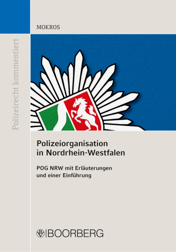 Portada del libro «Polizeiorganisation in Nordrhein-Westfalen», de Reinhard Mokros