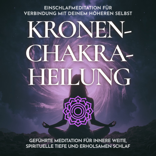 Einschlafmeditation für Verbindung mit deinem höheren Selbst - Kronenchakra-Heilung