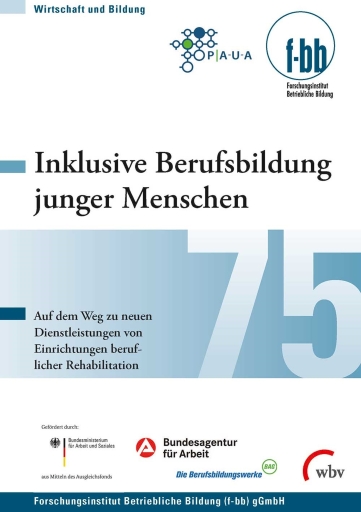 Portada del libro «Inklusive Berufsbildung junger Menschen»