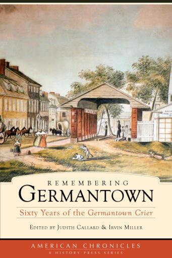 Portada del libro «Remembering Germantown»