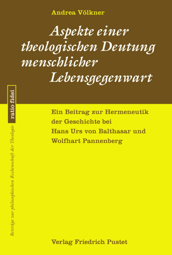 Portada del libro «Aspekte einer theologischen Deutung menschlicher Lebensgegenwart», de Andrea Völkner