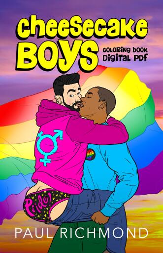 Cheesecake Boys Digital Coloring Book