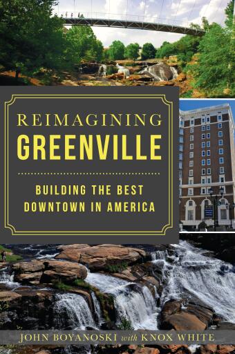 Portada del libro «Reimagining Greenville», de John Boyanoski