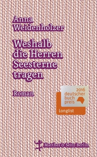 Portada del libro «Weshalb die Herren Seesterne tragen», de Anna Weidenholzer