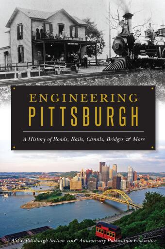 Portada del libro «Engineering Pittsburgh», de ASCE Pittsburgh Section 100th Anniversary Publication Committee