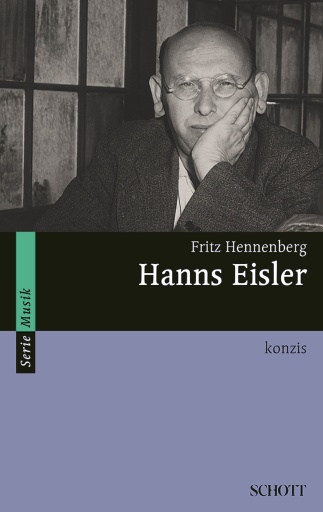 Portada del libro «Hanns Eisler», de Fritz Hennenberg