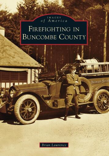 Portada del libro «Firefighting in Buncombe County», de Brian Lawrence