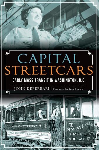 Portada del libro «Capital Streetcars», de John DeFerrari