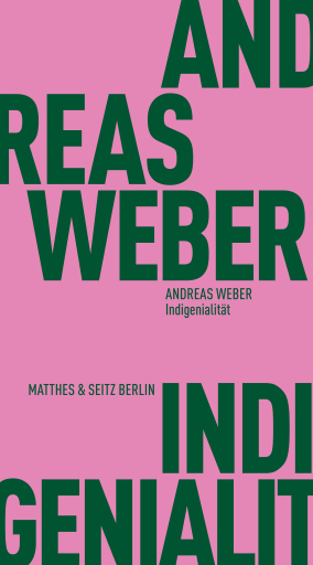 Portada del libro «Indigenialität»