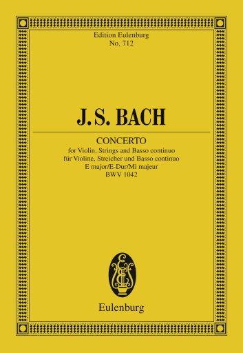 Violin Concerto, E major