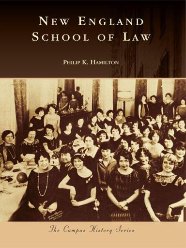 Portada del libro «New England School of Law», de Philip K. Hamilton