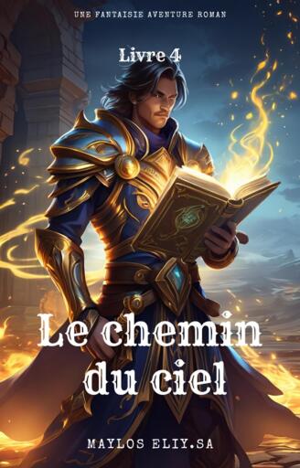 Portada del libro «Le chemin du ciel:Une Fantaisie Aventure Roman(Livre 4)», de Maylos Eliy.Sa