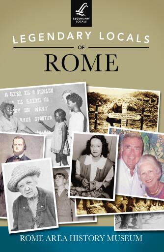 Portada del libro «Legendary Locals of Rome», de Rome Area History Museum