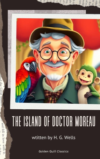 Portada del libro «The Island of Dr. Moreau», de H. G. Wells