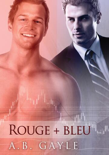 Portada del libro «Rouge + Bleu», de A.B. Gayle