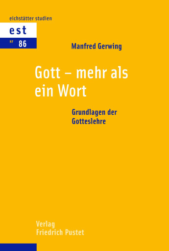 Portada del libro «Gott - mehr als ein Wort», de Manfred Gerwing