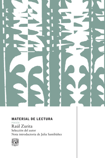 Material de Lectura. Raúl Zurita. imagen de portada