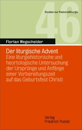 Portada del libro «Der liturgische Advent», de Florian Wegscheider