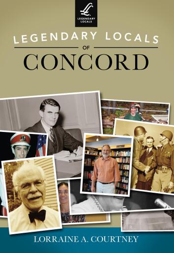 Portada del libro «Legendary Locals of Concord», de Lorraine A. Courtney