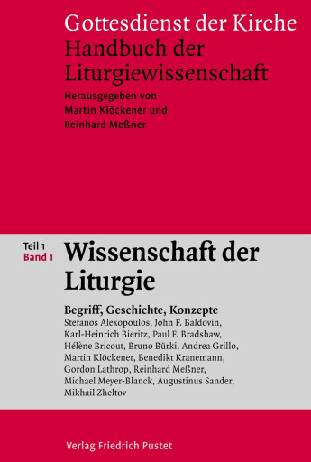 Portada del libro «Gottesdienst der Kirche. Handbuch der Liturgiewissenschaft / Wissenschaft der Liturgie»
