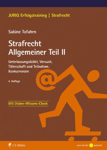 Portada del libro «Strafrecht Allgemeiner Teil II», de Sabine Tofahrn