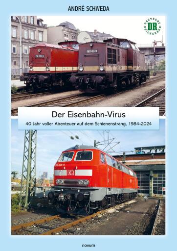 Portada del libro «Der Eisenbahn-Virus», de André Schweda