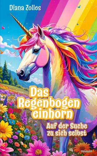 Portada del libro «Das Regenbogeneinhorn», de Diana Zolles