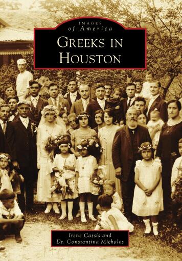 Portada del libro «Greeks in Houston», de Irene Cassis, Constantina Michalos
