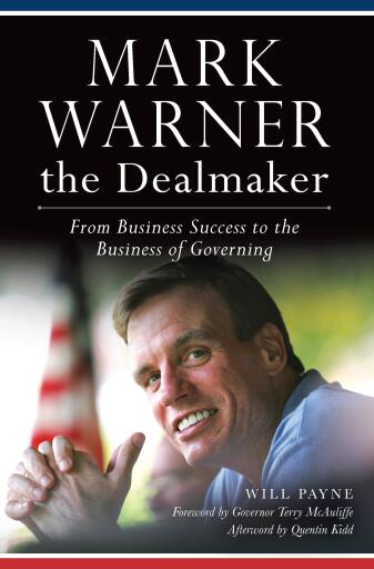 Portada del libro «Mark Warner the Dealmaker», de Will Payne