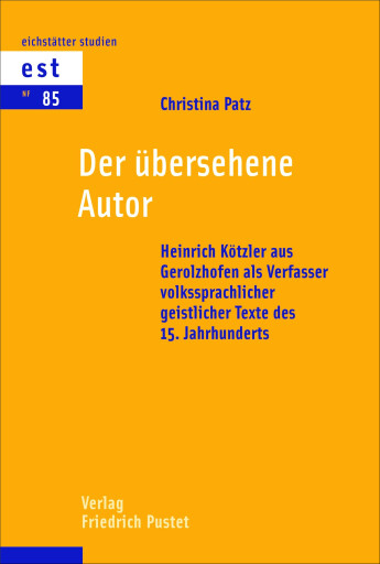 Portada del libro «Der übersehene Autor», de Christina Patz