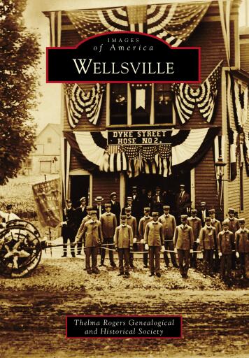 Portada del libro «Wellsville», de Thelma Rogers Genealogical and Historical Society